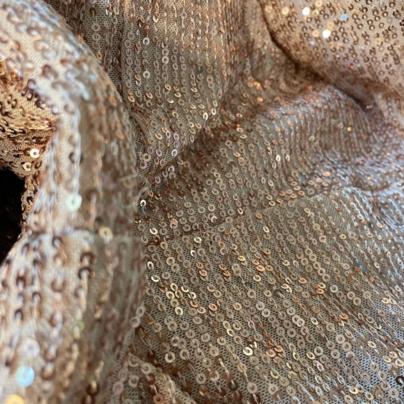 God’s Gift Sequin Midi Dress - Rose Gold - Picture 9 of 10